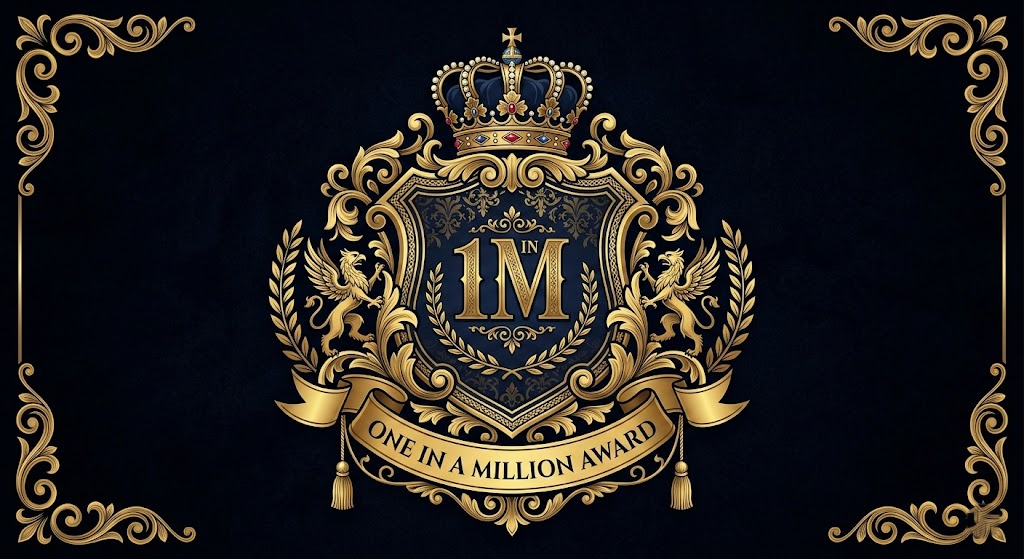 One In A Million Award crest